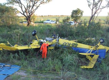 Piloto morre após queda de avião na Bahia